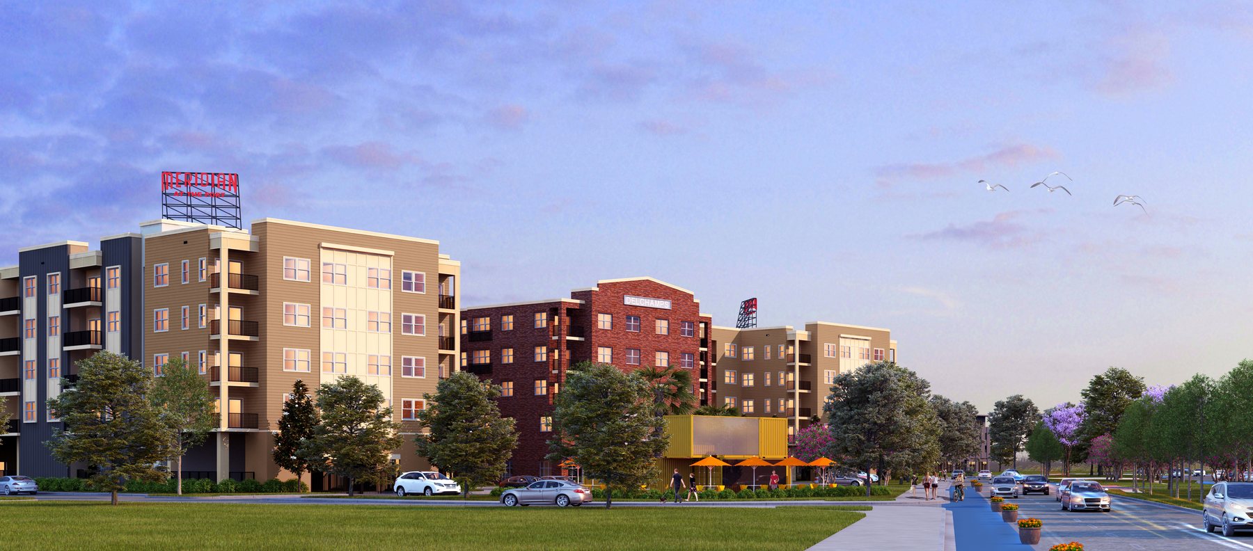 Meridian at the Port, a 264-unit residential development on the Mobile River
